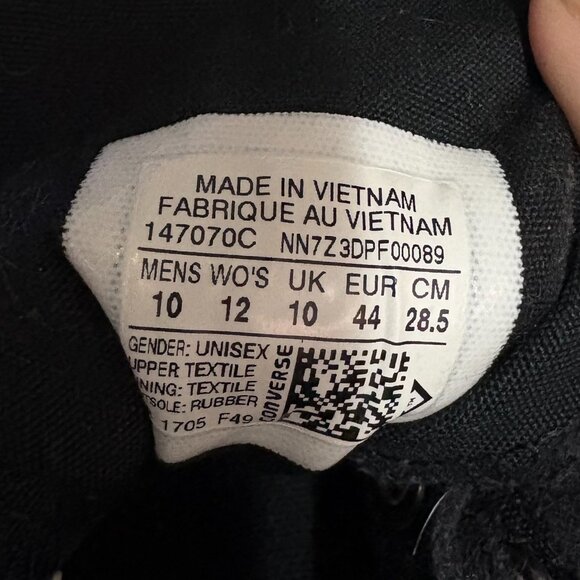 Converse Chuck Taylor All Star High-Top Sneaker - Black Monochrome - Picture 5 of 6